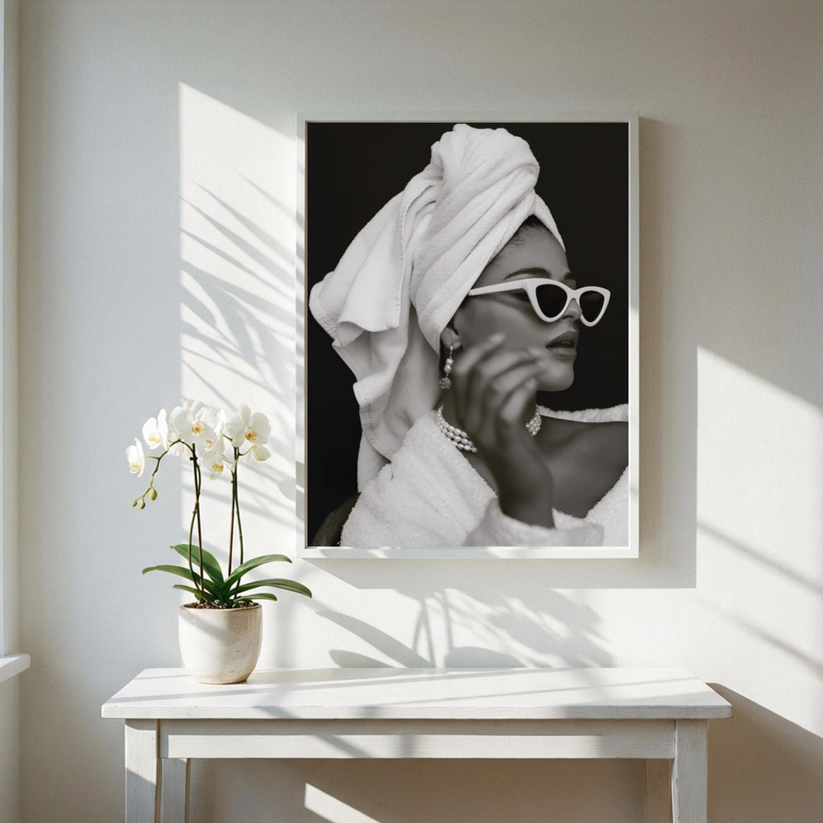Hotel Glam Black & White Minimalist Fashion Wall Art | Modern Luxury Decor Poster | Elegant Aesthetic Print