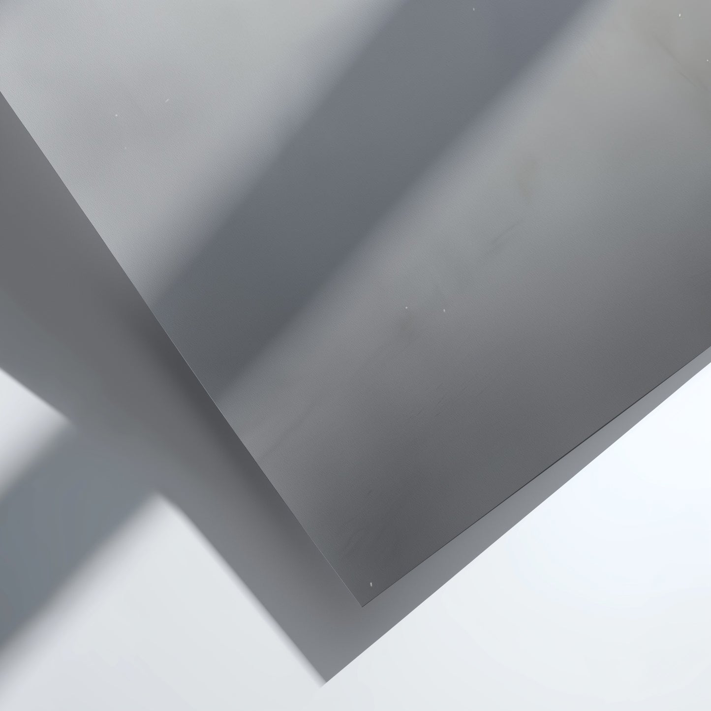 Poster featuring lighthouse emerging from fog in muted grayscale tones with soft shadows