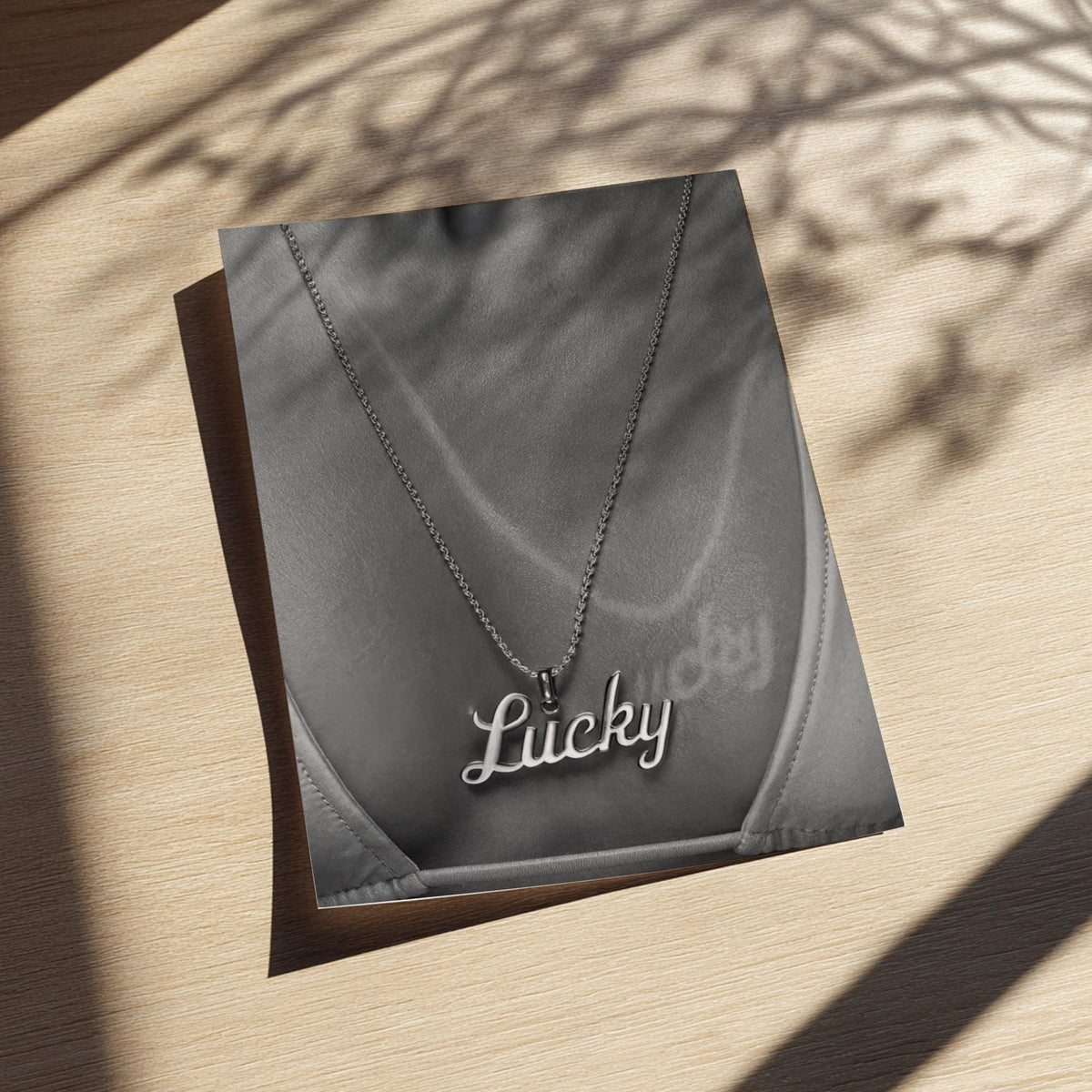 Lucky Charm Black & White Minimalist Wall Art | Modern Good Luck Decor | Aesthetic Symbol Poster Print