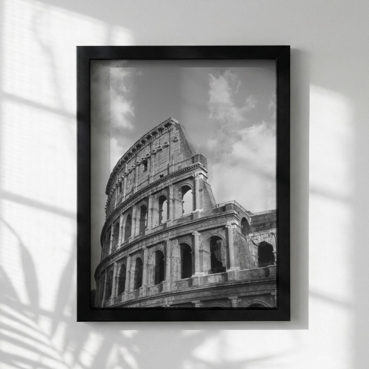 Roman Glory Black & White Minimalist Classical Wall Art | Ancient Empire Decor | Historical Statue Poster Print