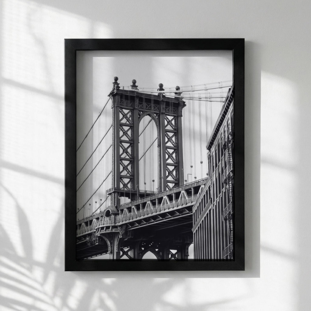 City Steel Black & White Poster | Minimalist Urban Wall Art | Modern Industrial Decor | Abstract City Print