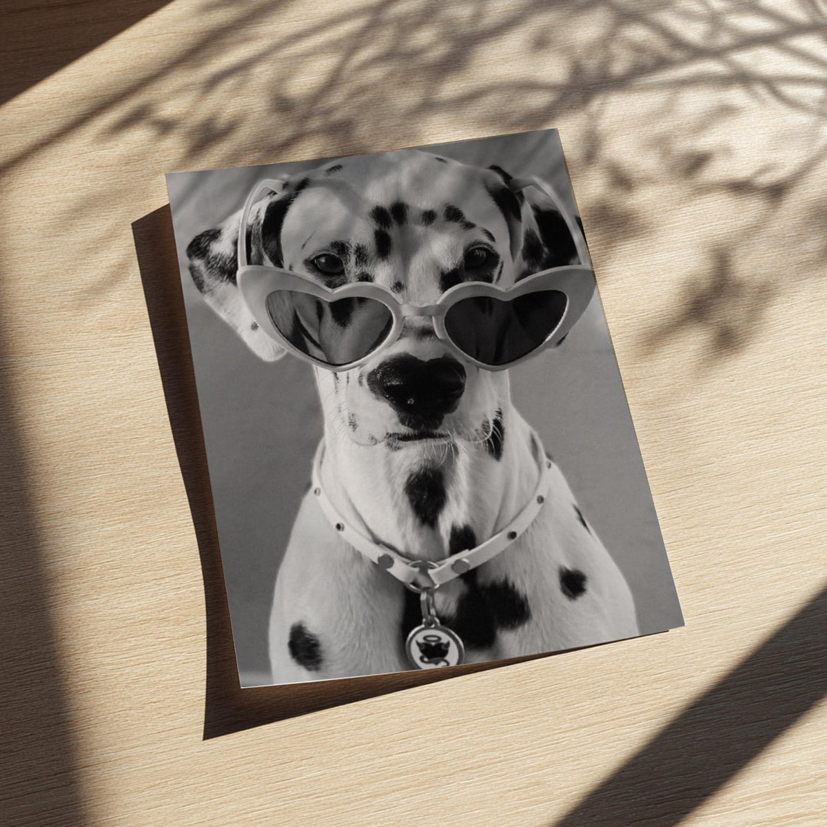 Cool Dalmatian Black & White Poster | Minimalist Animal Wall Art | Modern Dog Decor | Aesthetic Pet Print