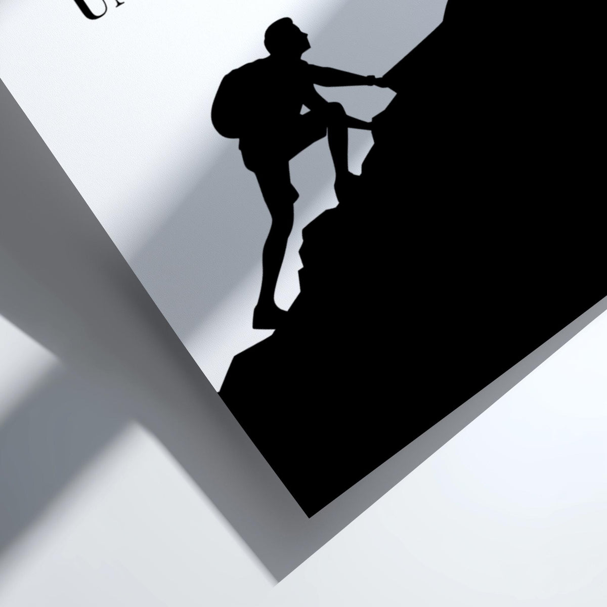 Uncomfortable Poster | Motivational Wall Art | Growth Mindset Quote Print | Push Your Limits Decor | Minimalist Office Typography