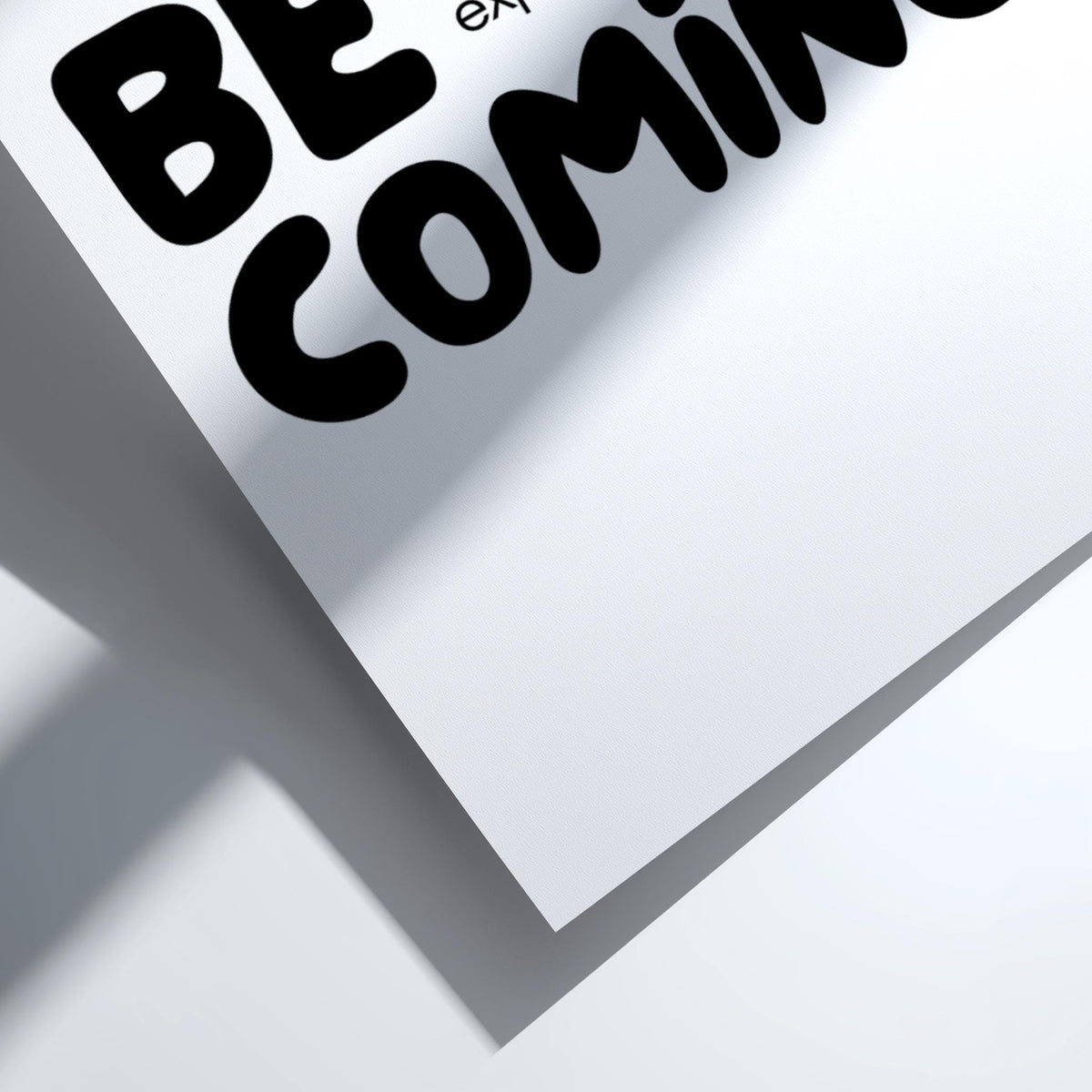Becoming Poster | Dictionary Definition Print | Minimalist Word Wall Art | Modern Typography Decor | Inspirational Home Design