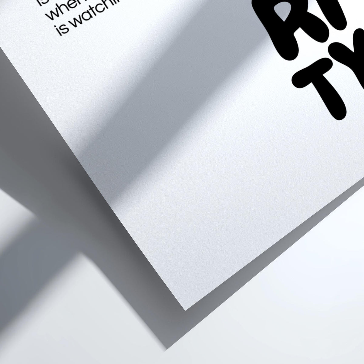 Integrity Poster | Dictionary Definition Print | Minimalist Word Wall Art | Modern Typography Decor | Values & Character Design