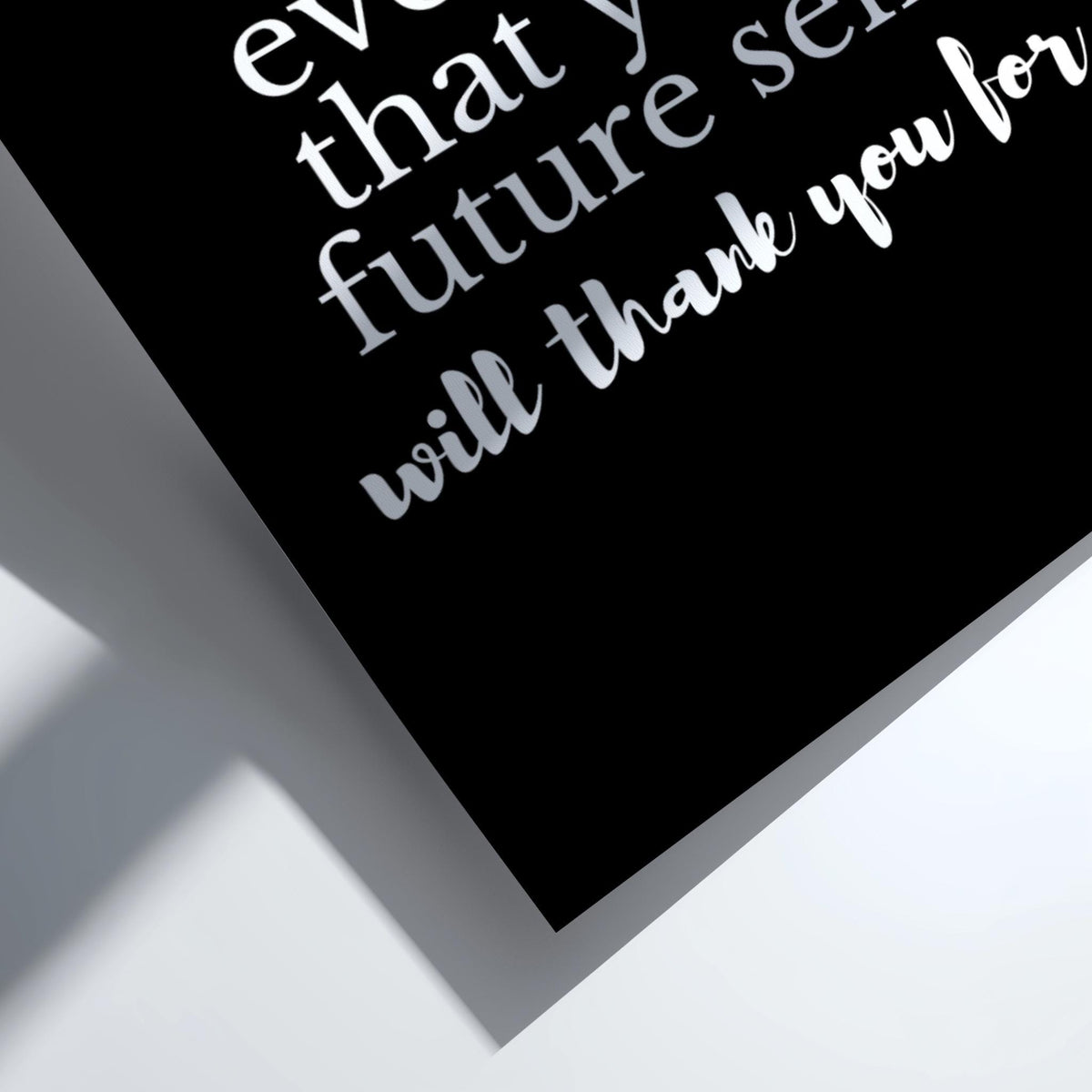 Do Something Poster | Powerful Black Wall Art | Motivational Quote Print | Action Mindset Decor | Bold Typography Design
