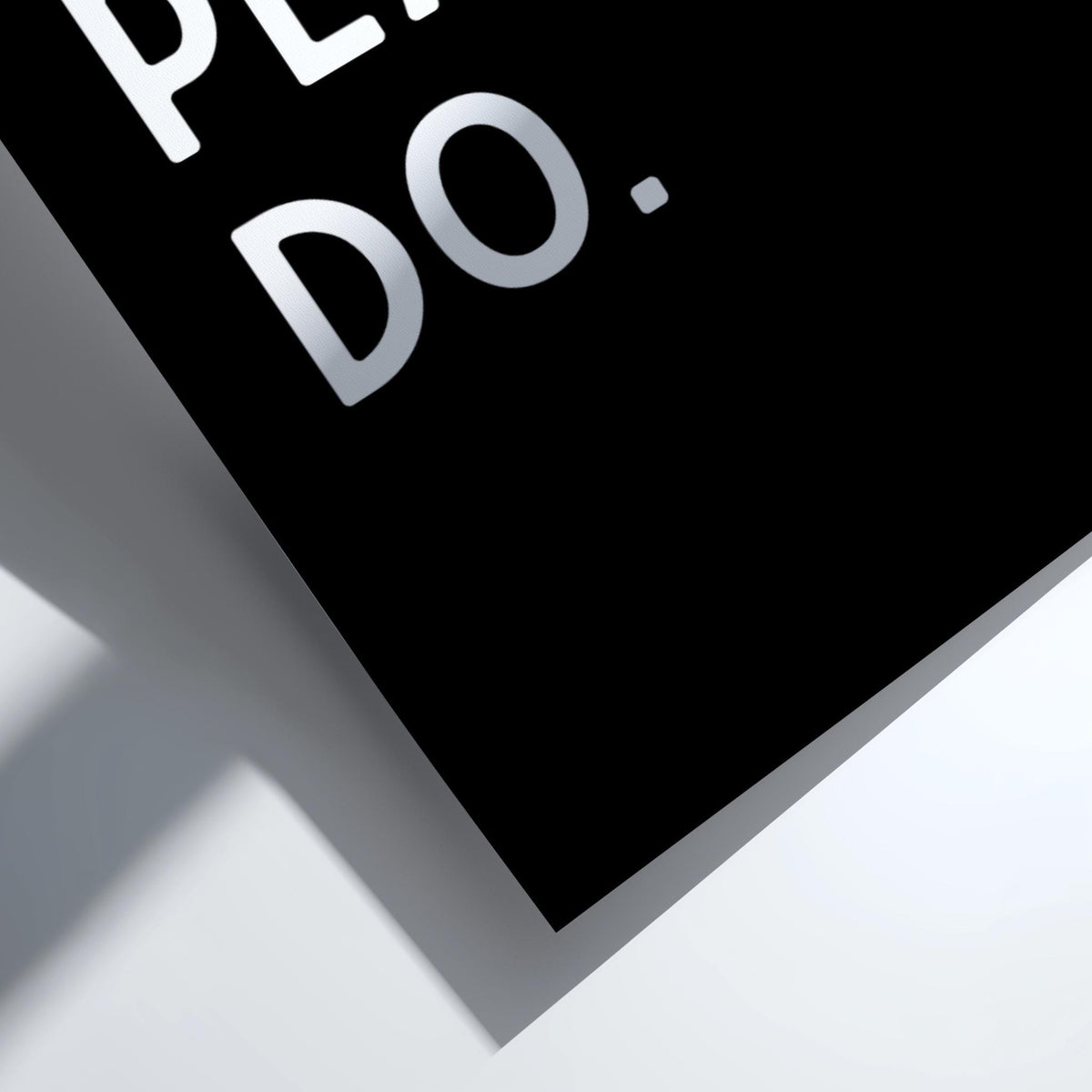 Dream Plan Do Poster | Powerful Black Wall Art | Motivational Quote Print | Action Mindset Decor | Bold Typography Design