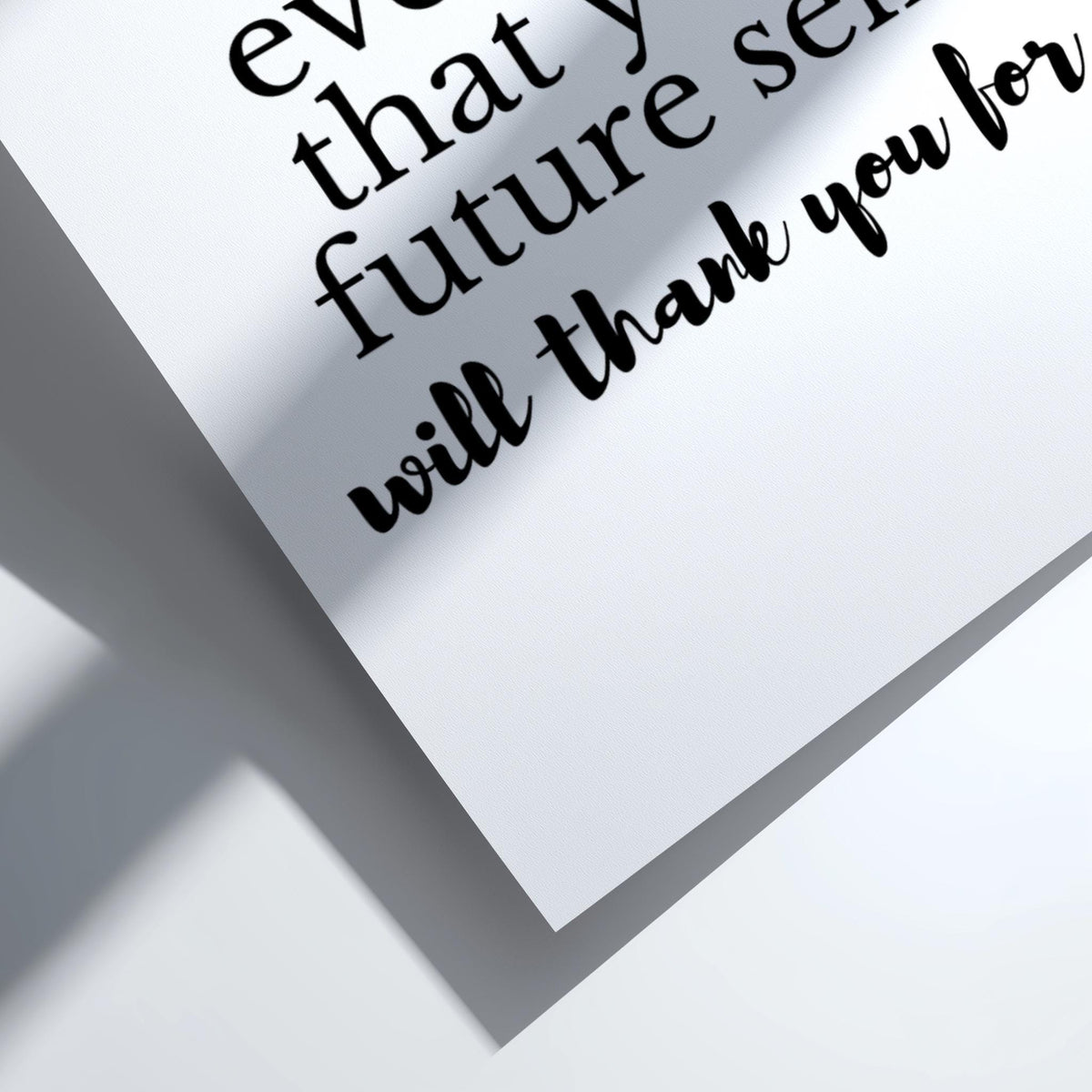 Do Something Poster | Powerful White Wall Art | Motivational Quote Print | Action Mindset Decor | Bold Typography Design