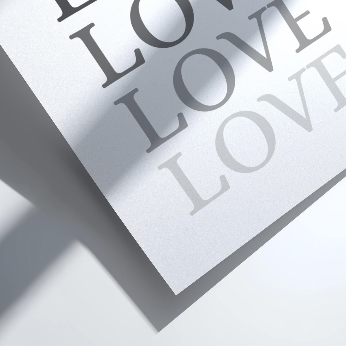 Love Poster | Minimalist Wall Art Print | Modern Typography Quote | Romantic Home Decor | Scandinavian Style Artwork