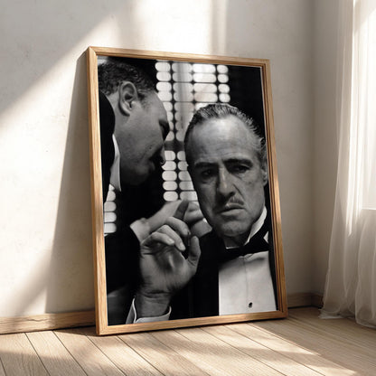 Classic Wedding Scene Poster | Black and White Photography Print | Vintage Cinema Wall Art | Retro Film Inspired Decor
