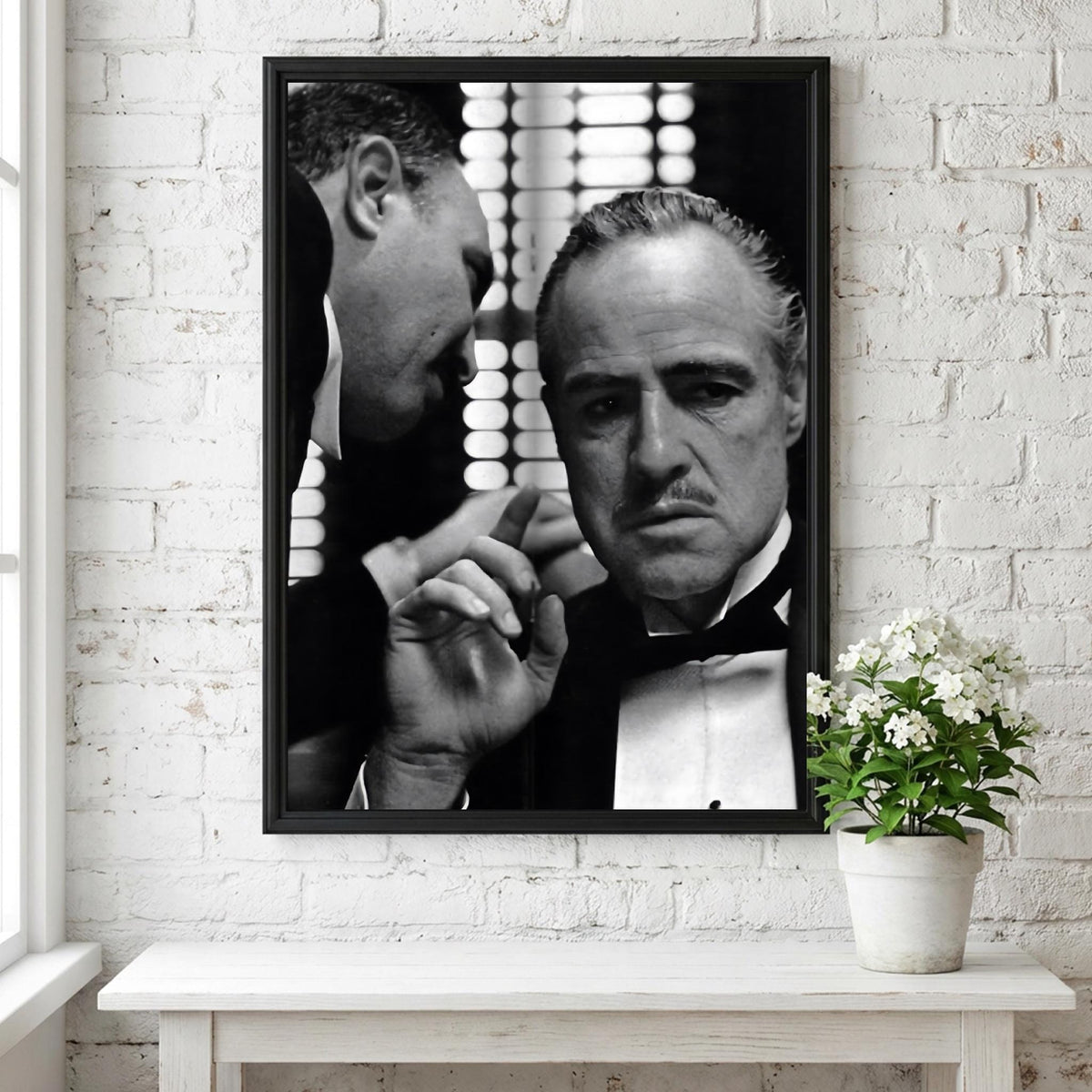Classic Wedding Scene Poster | Black and White Photography Print | Vintage Cinema Wall Art | Retro Film Inspired Decor