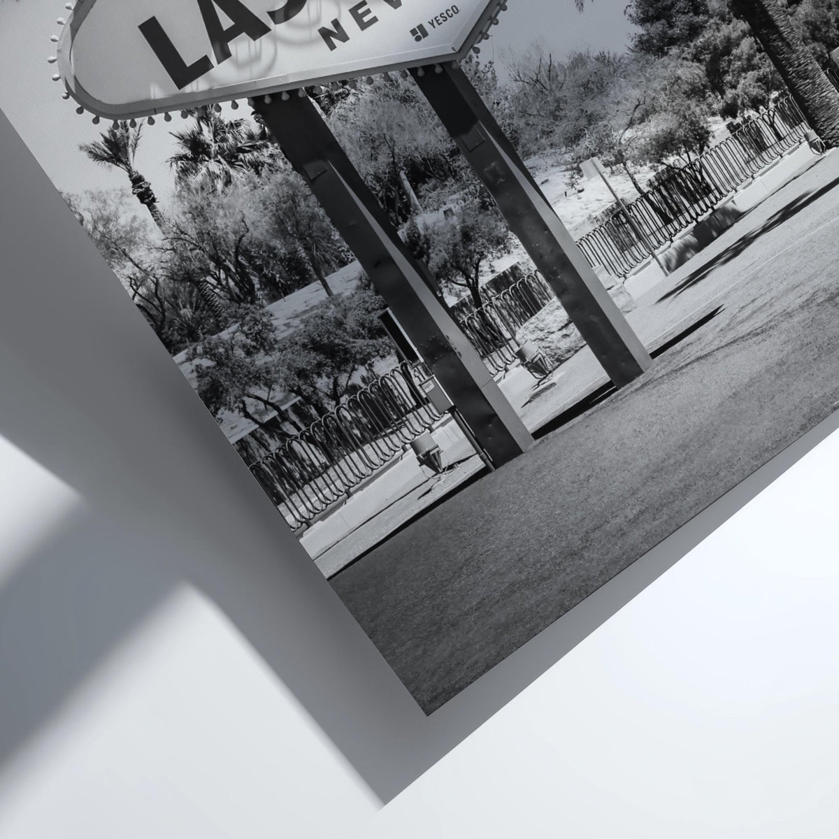 Welcome To Las Vegas Sign Poster | Black and White Photography Print | Vintage Nevada Wall Art | Retro Travel Decor