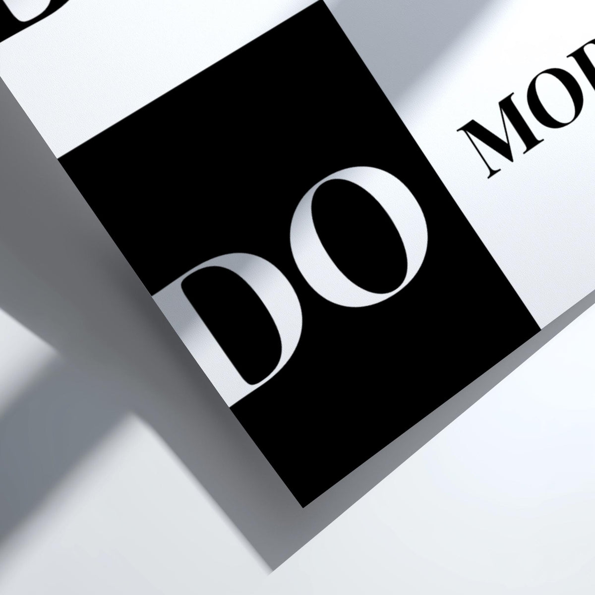 Be More Do More Poster | Motivational Wall Art | Success Mindset Quote Print | Productivity & Discipline Decor | Minimalist Office Art