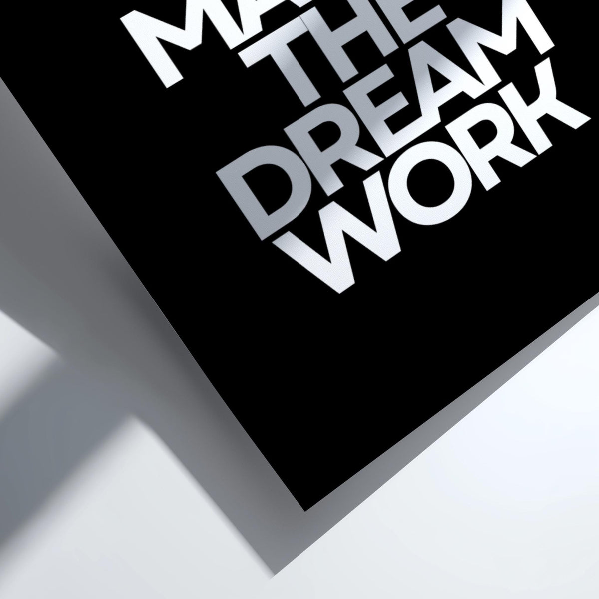 Team Work Poster | Powerful Black Wall Art | Motivational Quote Print | Collaboration Mindset Decor | Bold Typography Design