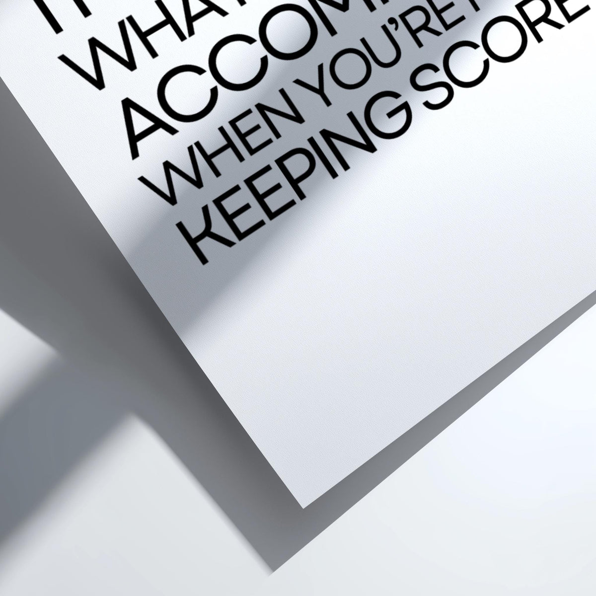 It's Amazing Poster | Powerful White Wall Art Print | Positive Motivational Quote | Minimalist Home & Office Decor