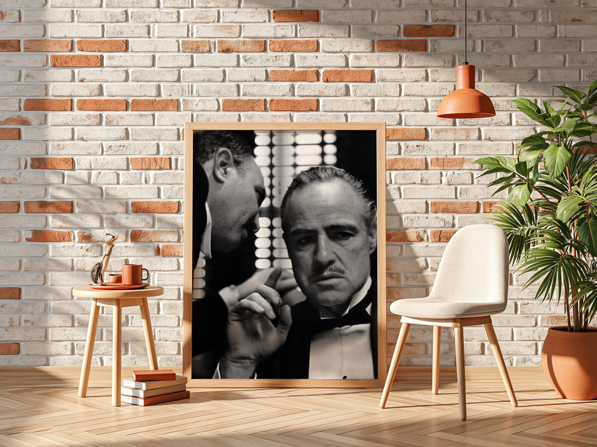 Classic Wedding Scene Poster | Black and White Photography Print | Vintage Cinema Wall Art | Retro Film Inspired Decor