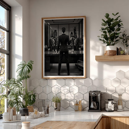 Boss Lady CEO Print | Female Leadership Wall Art | Corporate Power Poster | Black and White Modern Office Decor