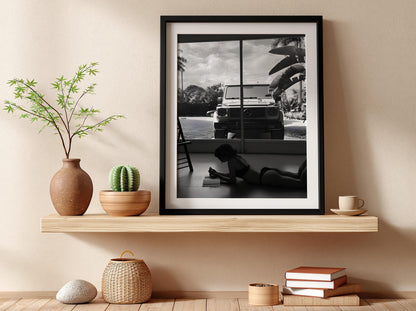 G Wagon Poster, Luxury Car Wall Art, Black and White Print, Old Money Aesthetic Decor, Miami Vibe Photography, Edgy Fashion Room Decor