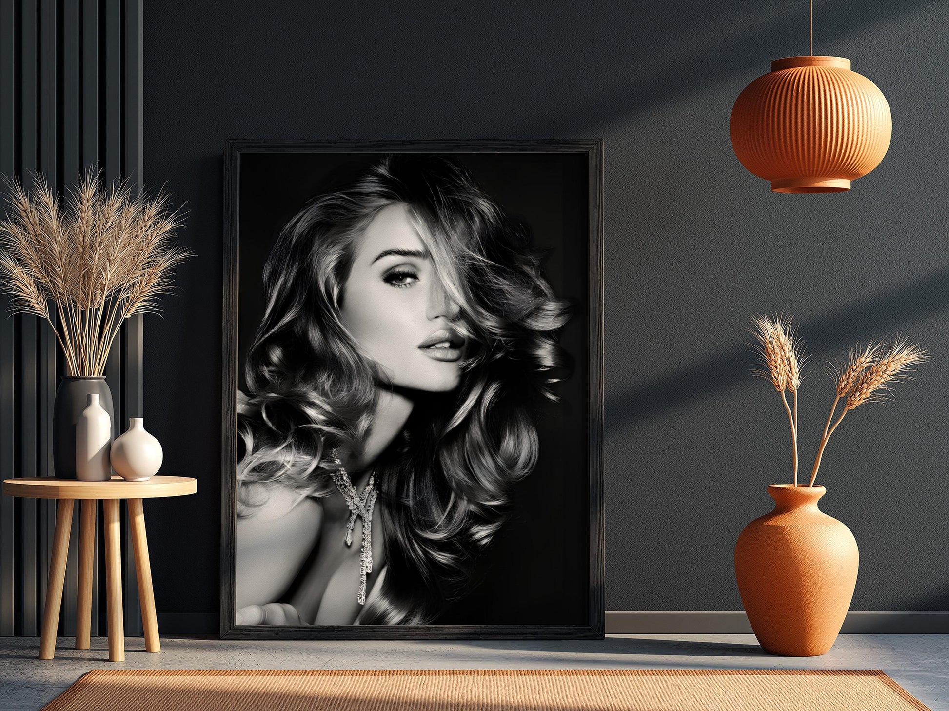Sydney Sweeney | Black and White Glamour Portrait Print | Vintage Fashion Wall Art | Elegant Woman Photography | Classic Beauty Poster