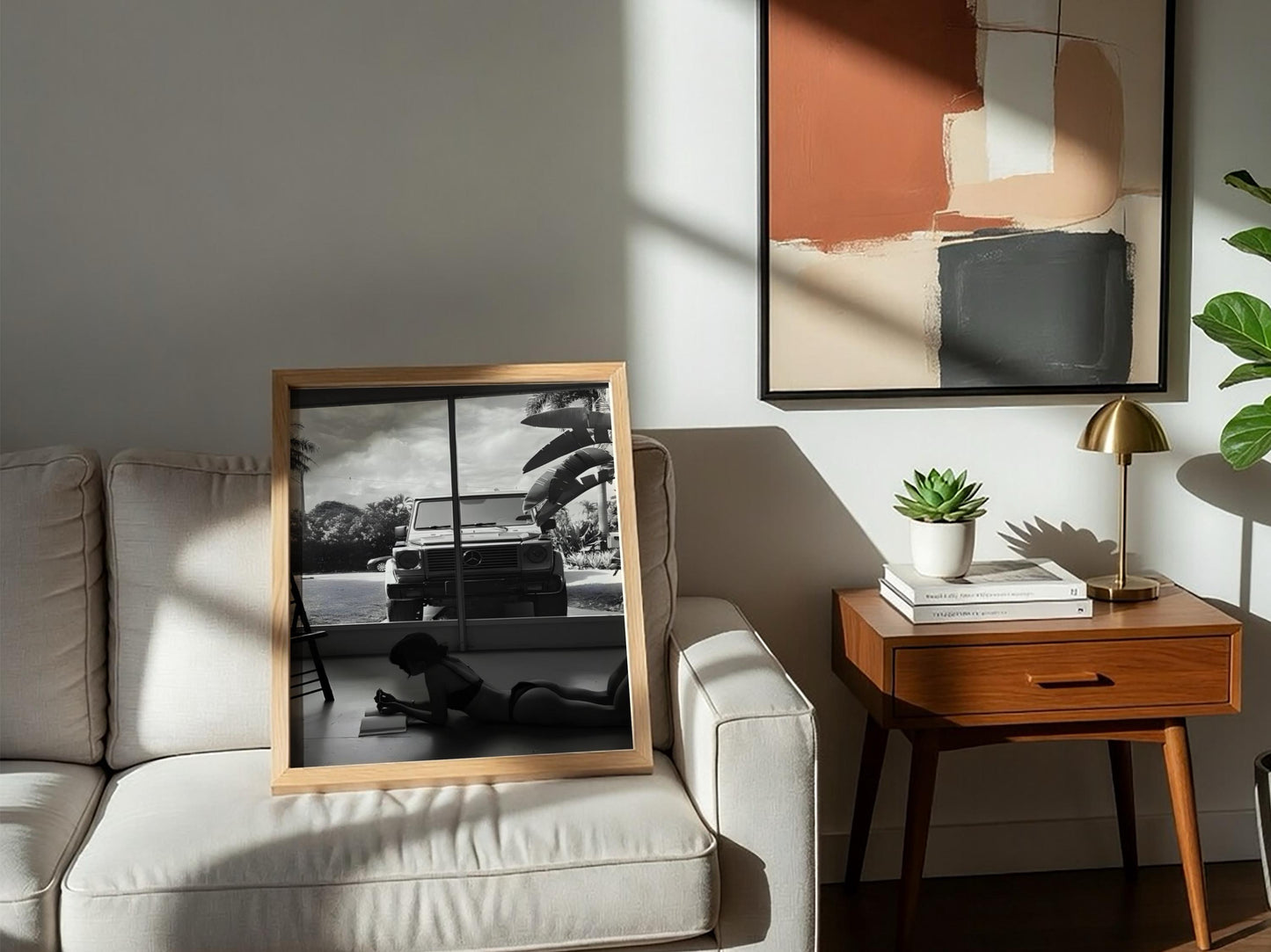 G Wagon Poster, Luxury Car Wall Art, Black and White Print, Old Money Aesthetic Decor, Miami Vibe Photography, Edgy Fashion Room Decor